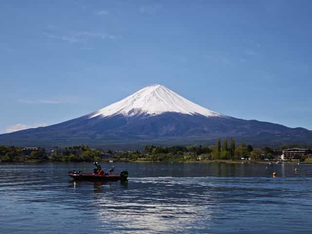 放假去看富士山