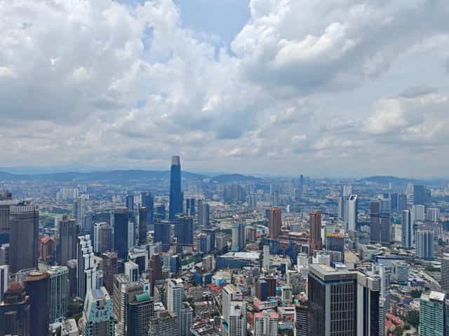吉隆坡塔上的风景